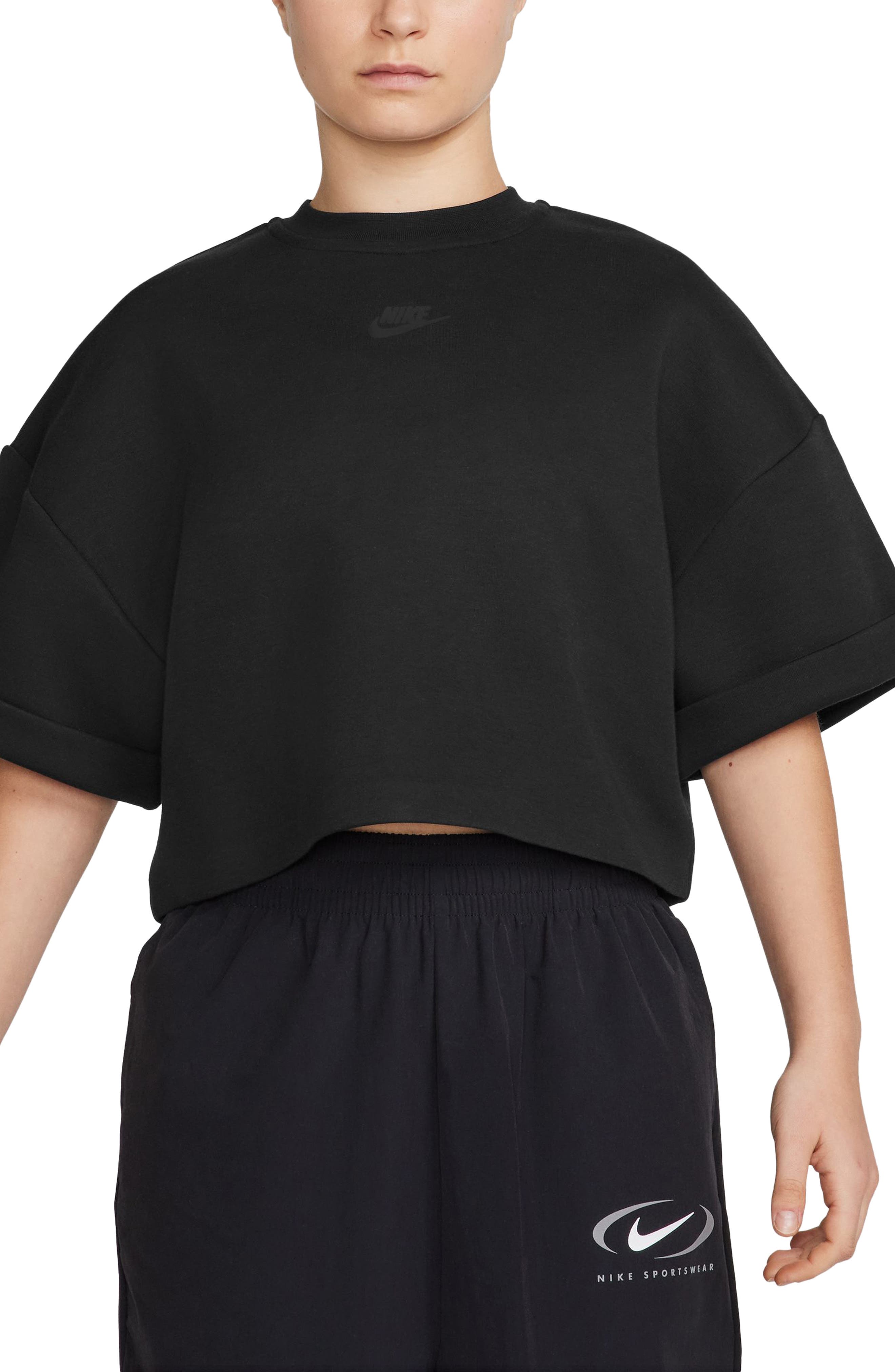 nike tech crop top