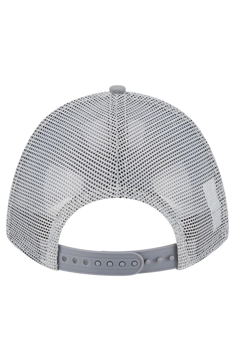 New Era Men's New Era Gray Real Salt Lake Color Pack 9FORTY A-Frame Adjustable Trucker Hat, Alternate, color,