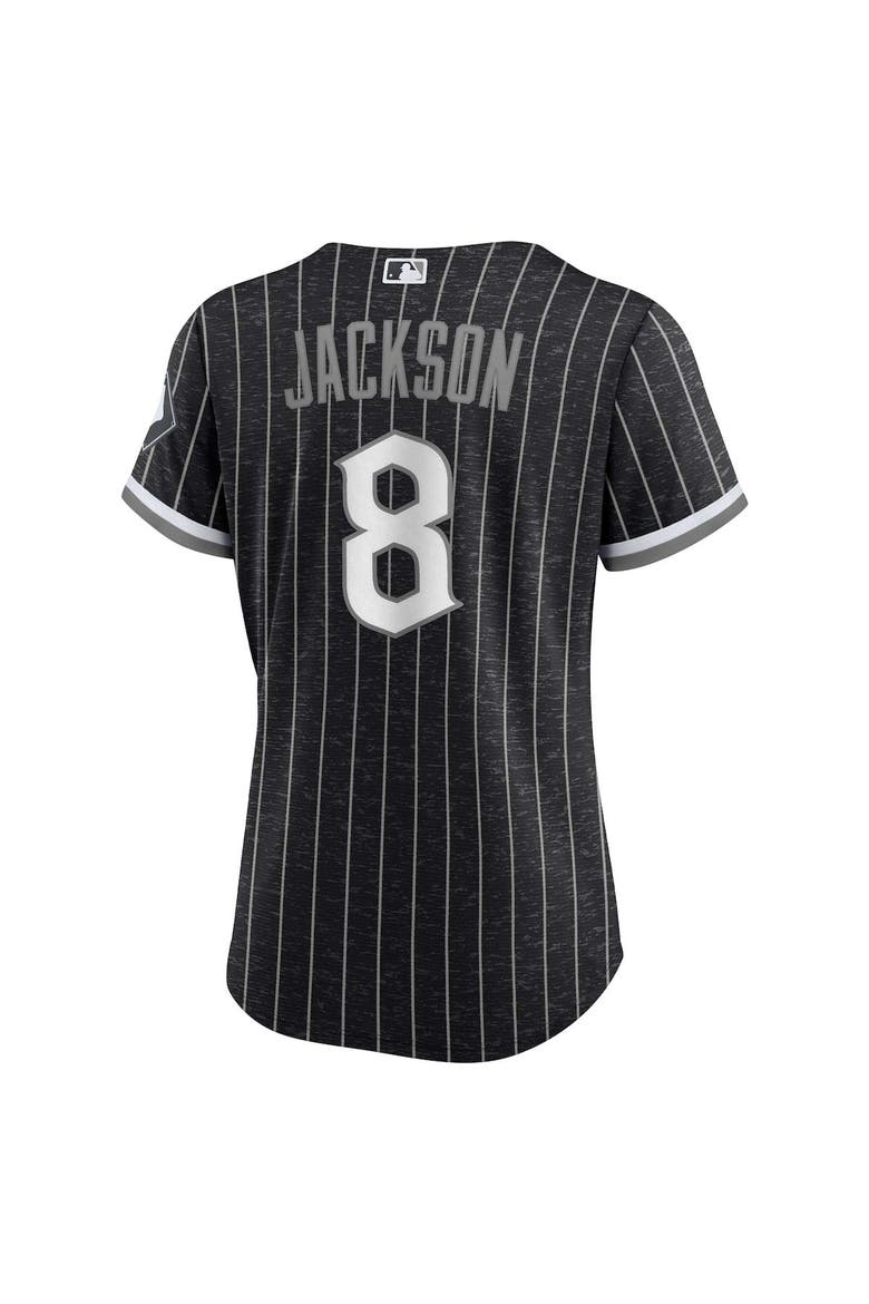 Women's Nike Bo Jackson Black Chicago White Sox City Connect Replica Player Jersey, Alternate, color, Black