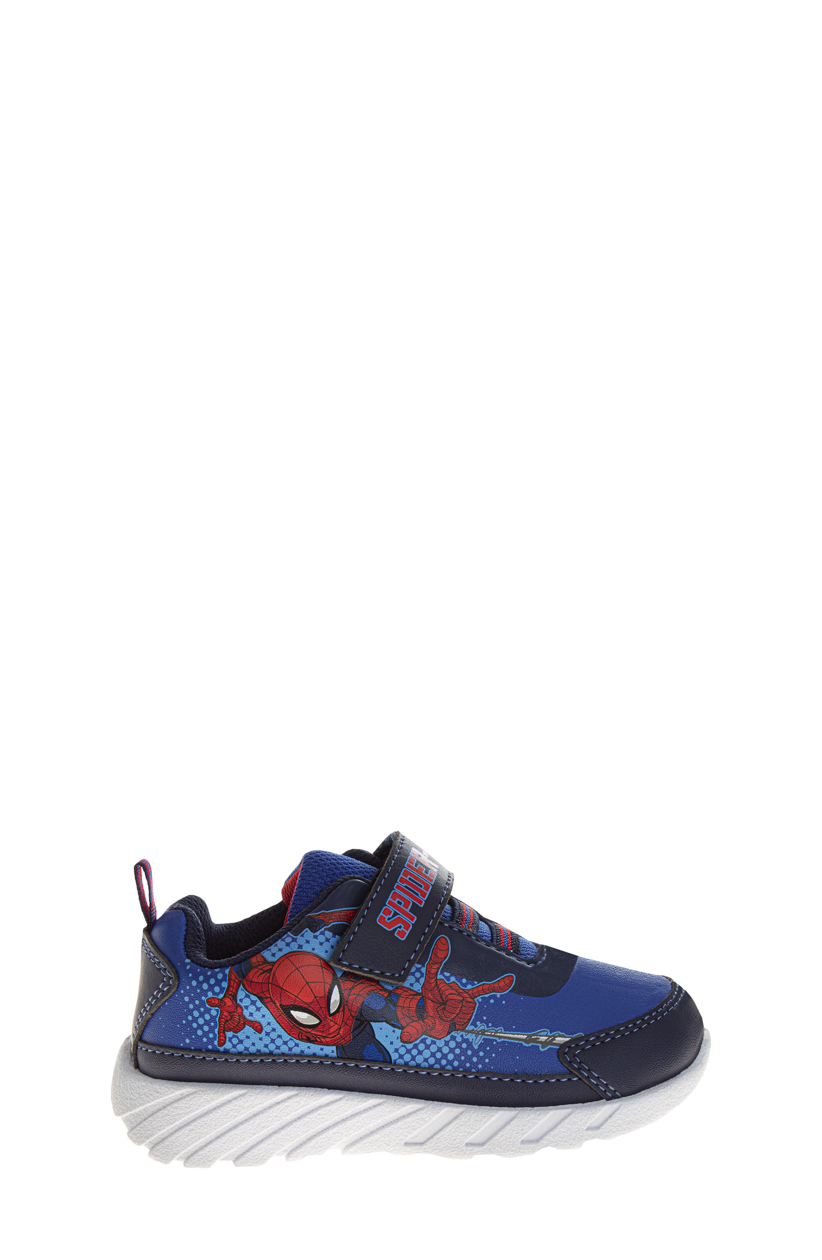 JOSMO Kids' Marvel Spider-Man Sneaker, Alternate, color, Blue/ Red