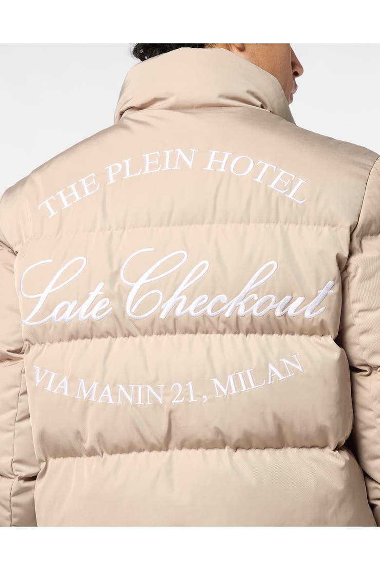 Nylon Puffer Jacket Late Checkout Men, Alternate, color, beige