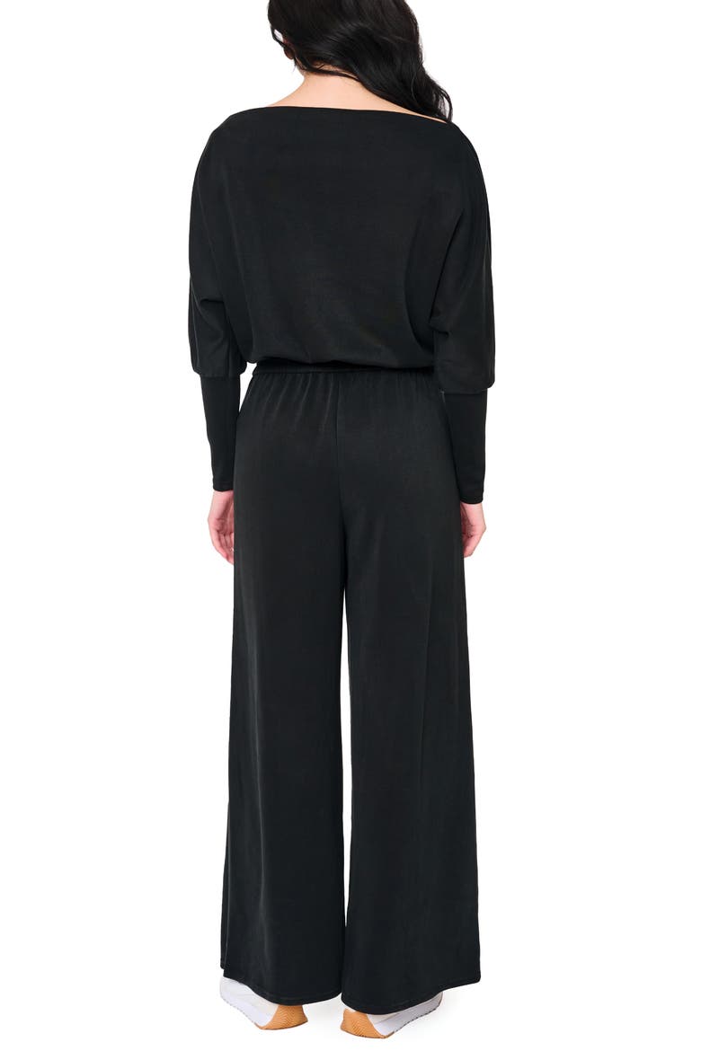 Everywhere Slouchy Jumpsuit, Alternate, color, BLACK