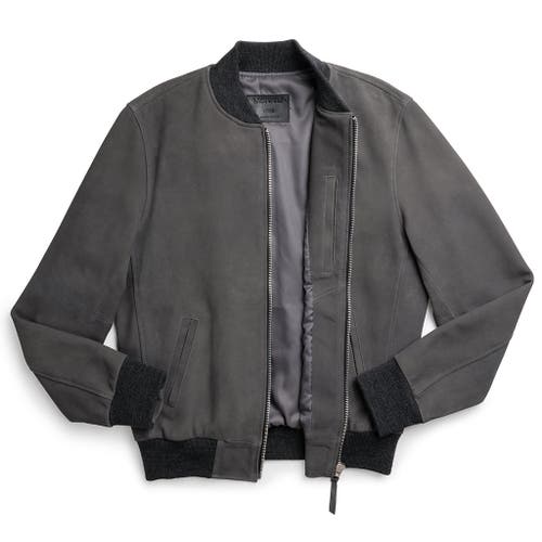 Last Wolf Elk Bomber Jacket In Gray
