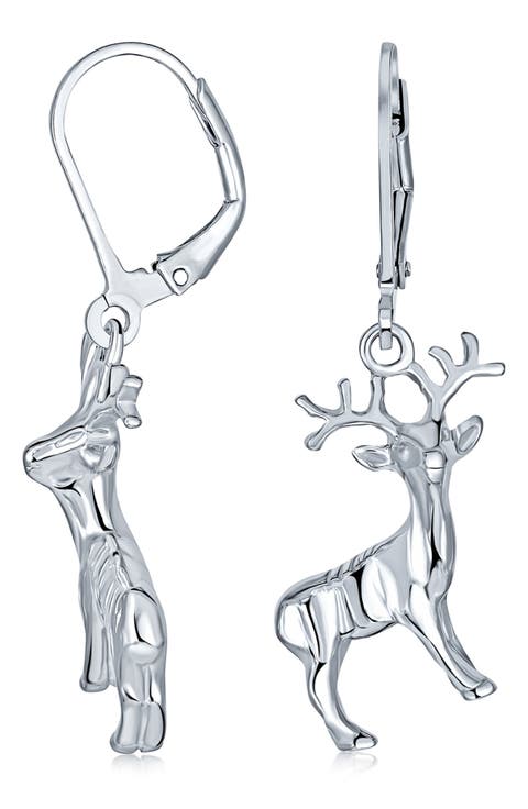 Reindeer Drop Earrings