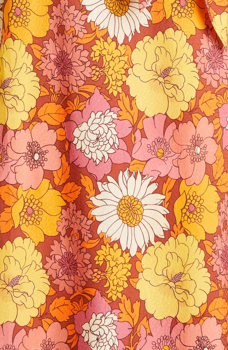 Ted Baker London Floral Long Sleeve Dress, Alternate, color,