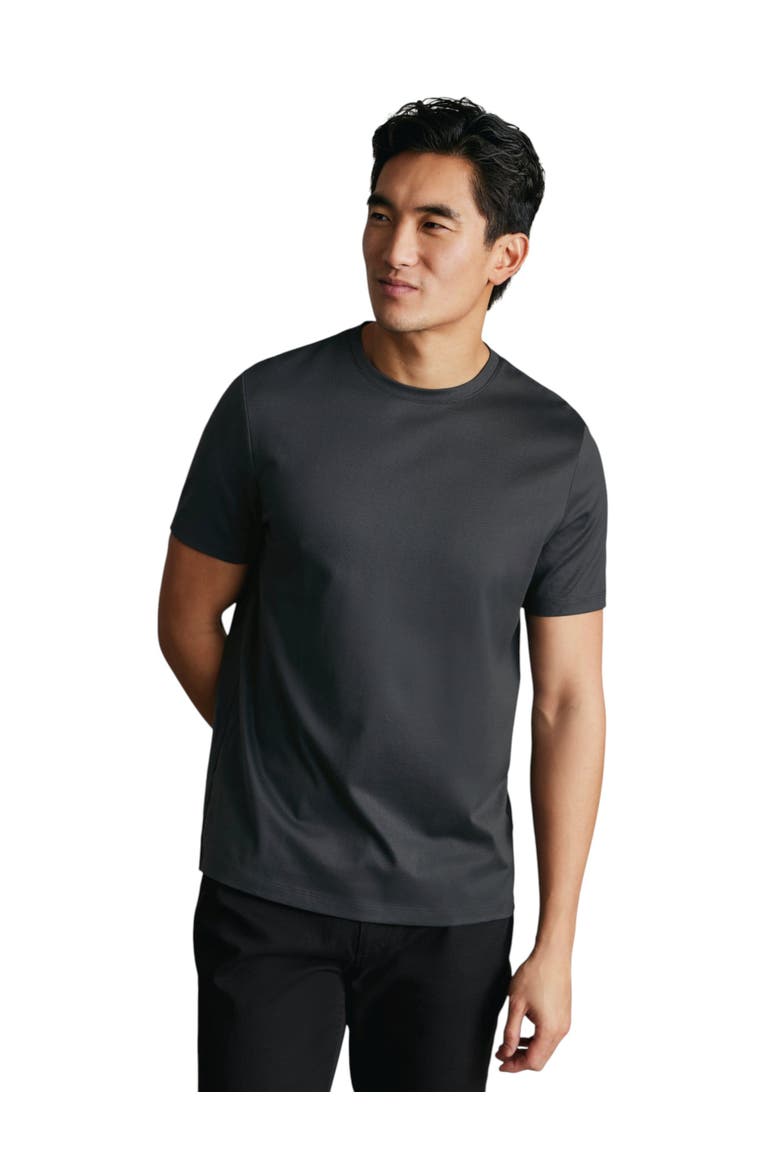 Cotton Crew Neck T-Shirt, Main, color, Graphite Grey