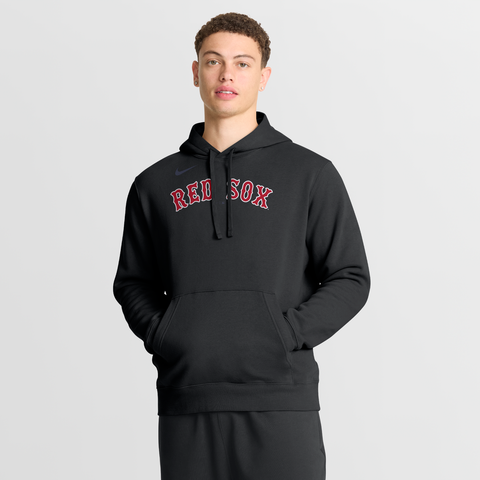 Men's Nike Black Boston Red Sox Dri-FIT Club Hoodie