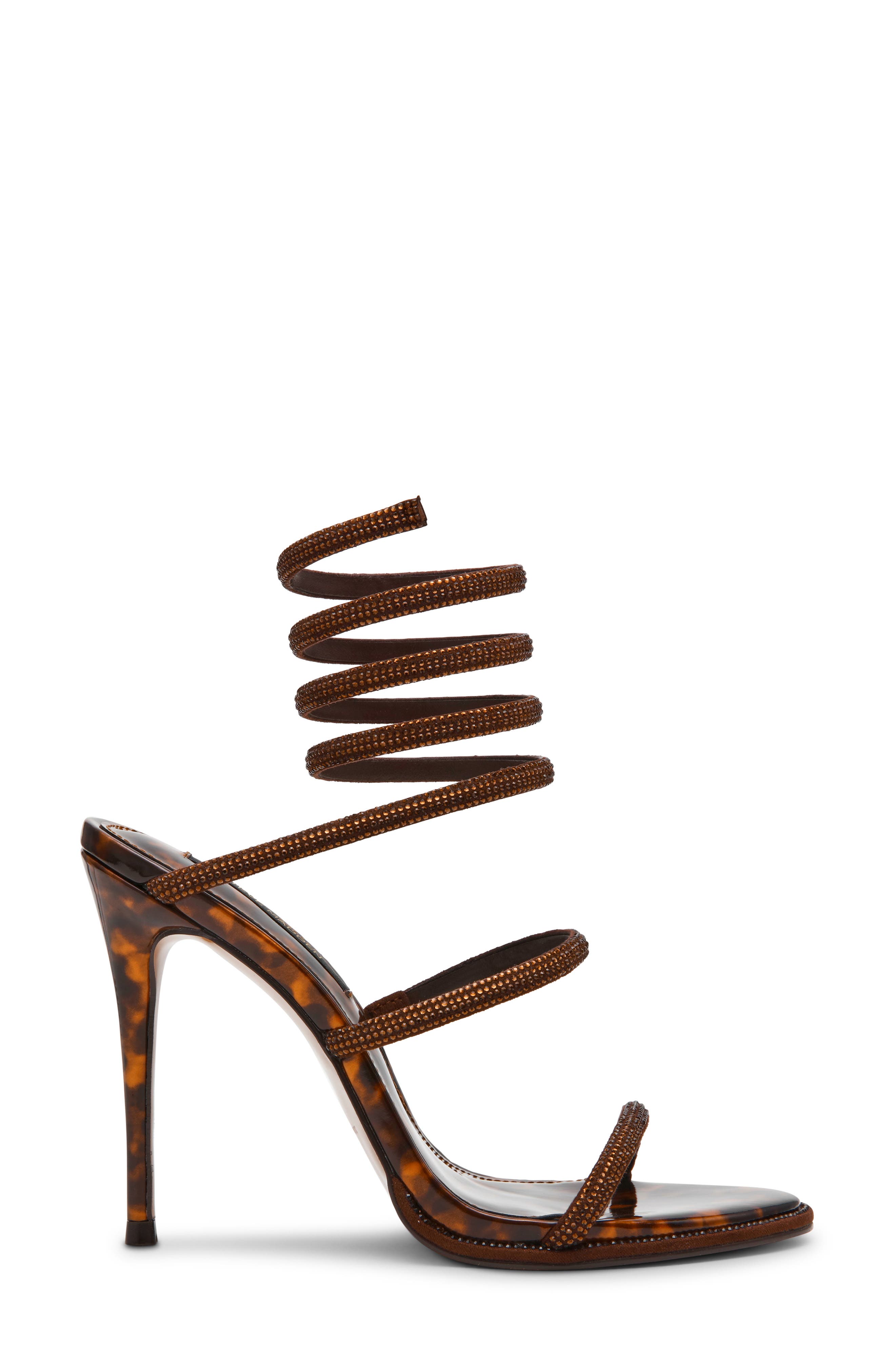 Exotica Ankle Wrap Sandal, Alternate, color, TORTOISE