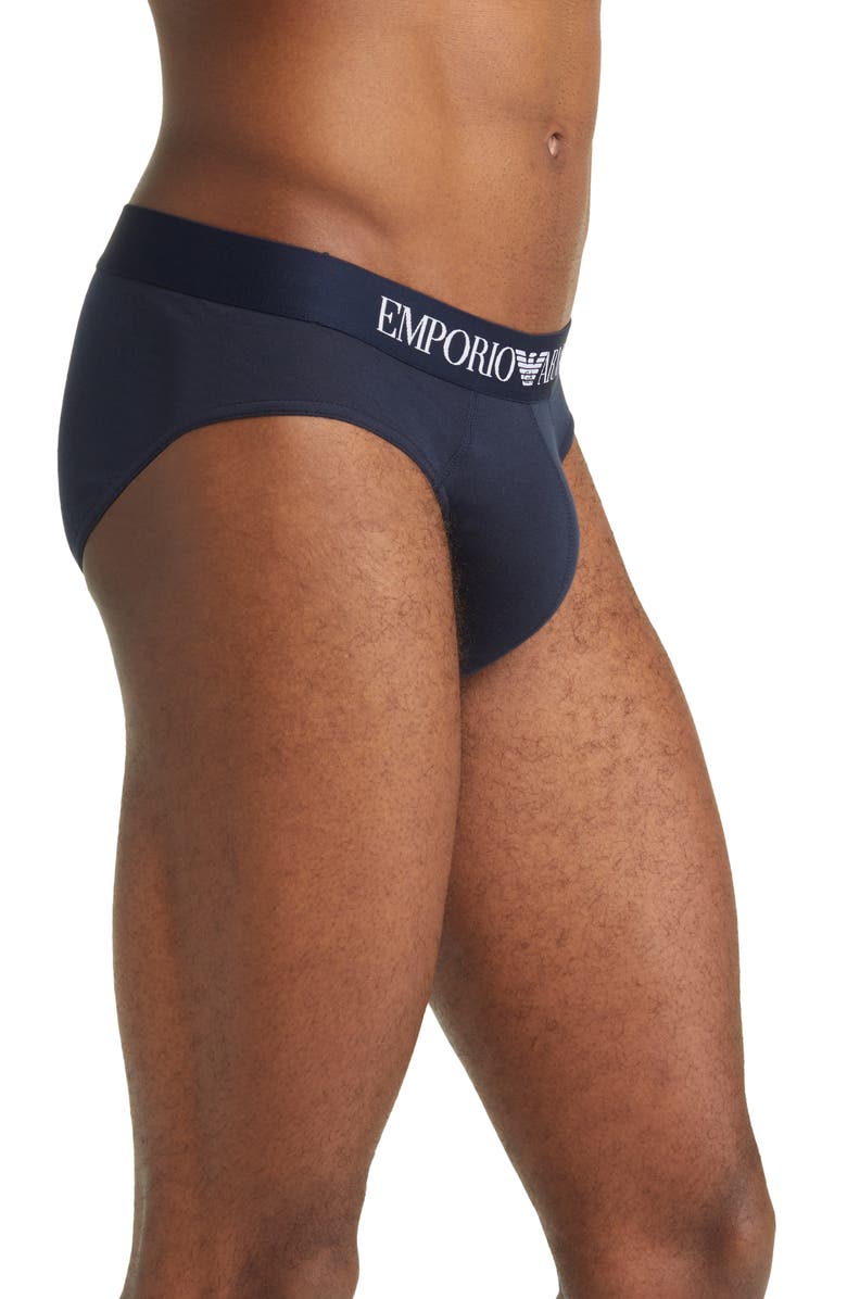 Emporio Armani Stretch Cotton Briefs, Alternate, color, 