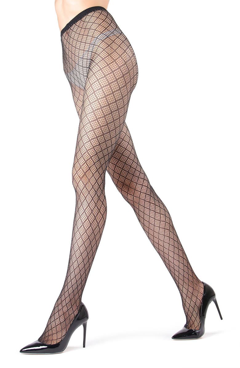 MeMoi Infinite Diamond Net Tights, Main, color,
