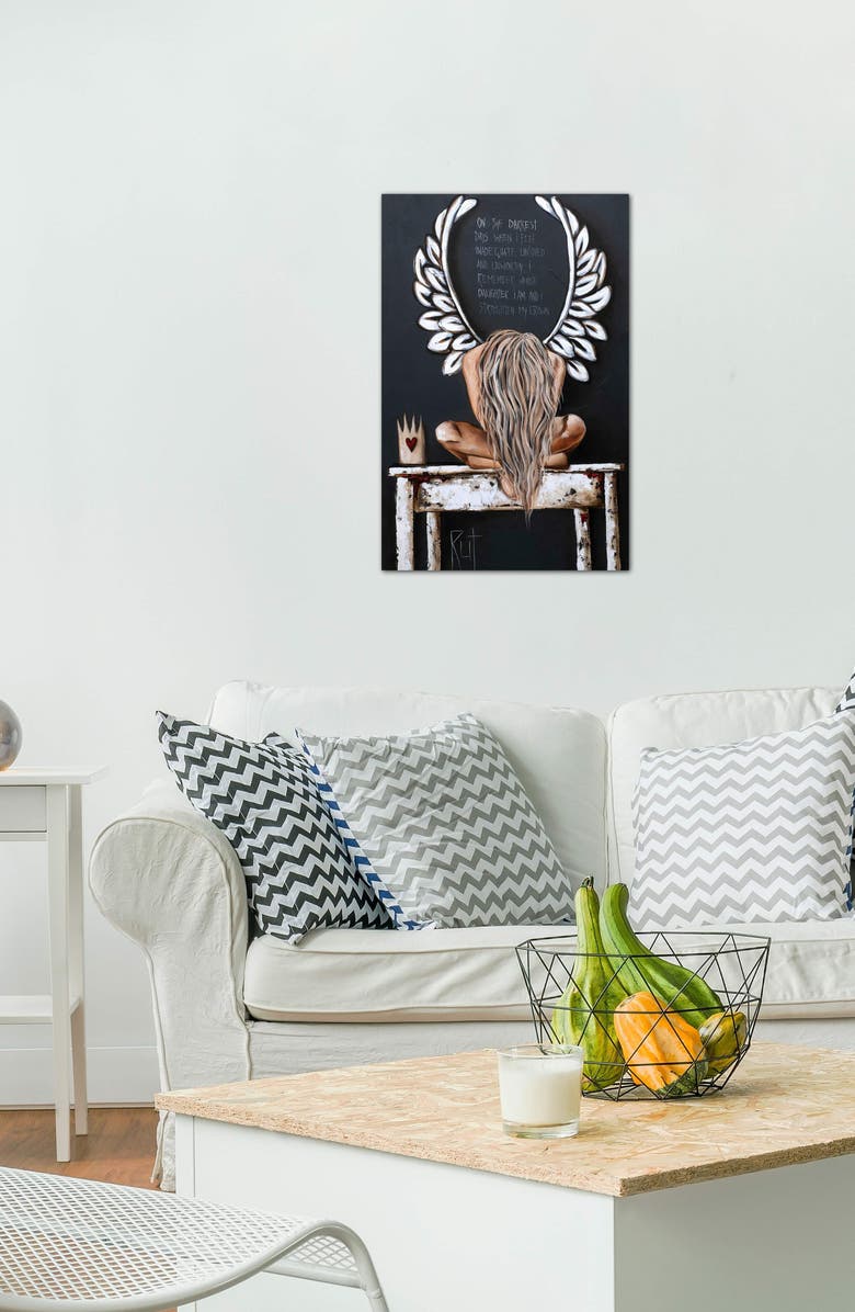 iCanvas On The Darkest Days by Rut Art Creations Canvas Wall Art 18" x 26", Alternate, color, 