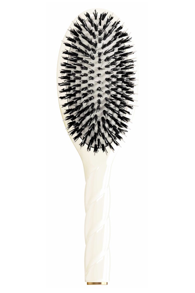 N.02 The Large Care & Detangling Hairbrush, Main, color, CREAMY WHITE