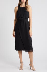 Sam Edelman Blouson Bodice Midi Dress