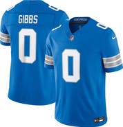 Nike Men's Nike Jahmyr Gibbs Blue Detroit Lions Team Vapor F.U.S.E. Stitched Limited Jersey