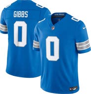 Nike Men's Nike Jahmyr Gibbs Blue Detroit Lions Team Vapor F.U.S.E. Stitched Limited Jersey