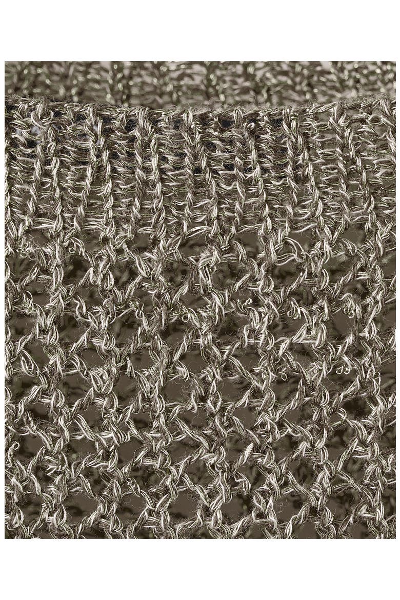 Luli Jersey Open Stitch Sweater, Alternate, color, KHAKI GREEN