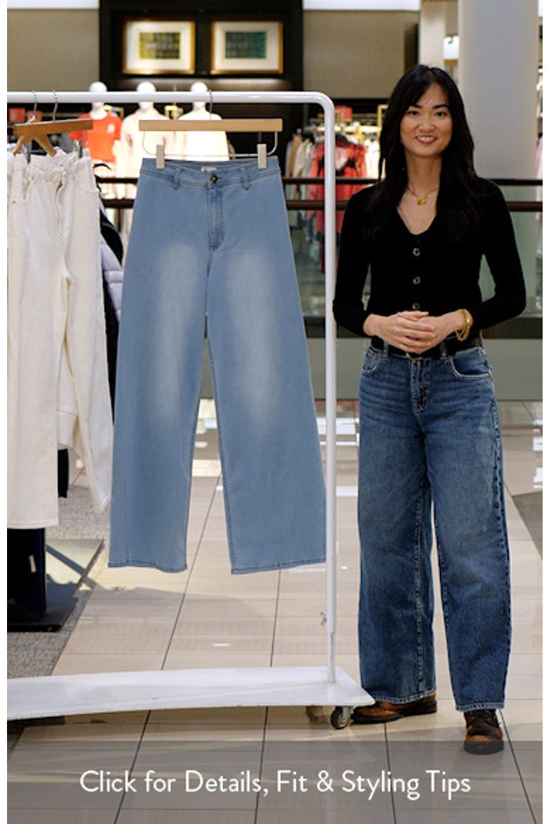 Free Fall High Rise Wide Leg Jeans video