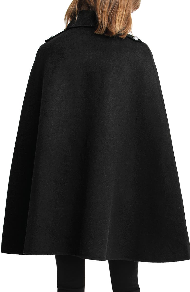 Belle & Bloom On My Mind Wool Blend Cape, Alternate, color,