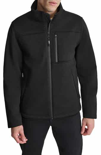 DKNY Sweater Knit Fleece Jacket