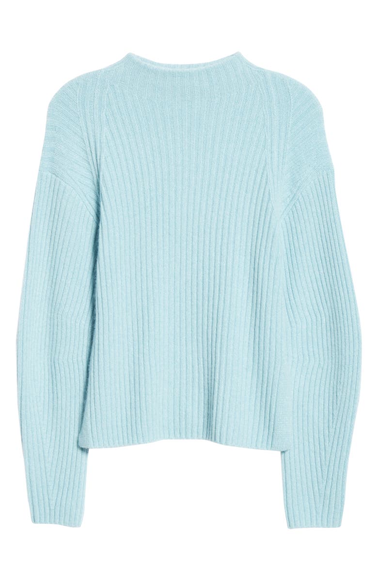 Vince Ribbed Mock Neck Wool & Cashmere Sweater, Alternate, color,