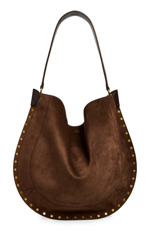 Oskan Suede Hobo Bag