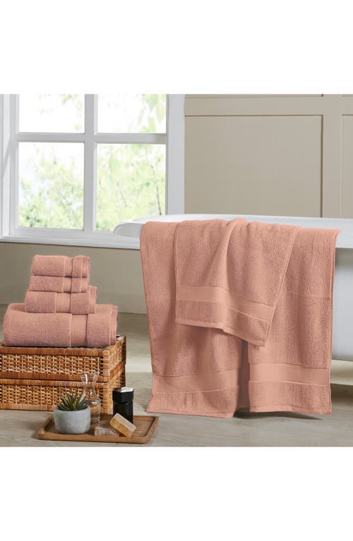 Modern Threads Luxury Quick Dry 6-piece Towel Set In Clay