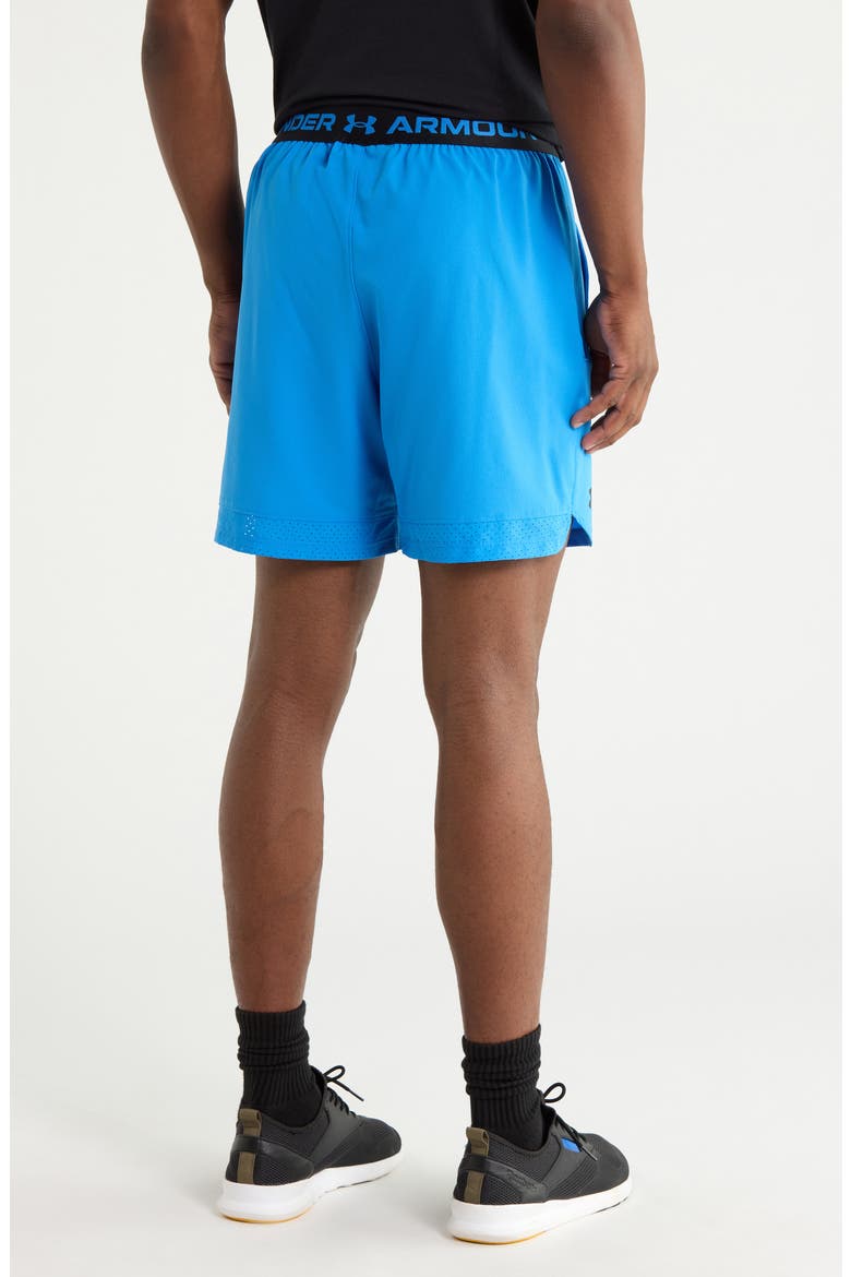 UA Vanish Woven 6-Inch Athletic Shorts, Alternate, color, 402 BLUE ATLANTIS