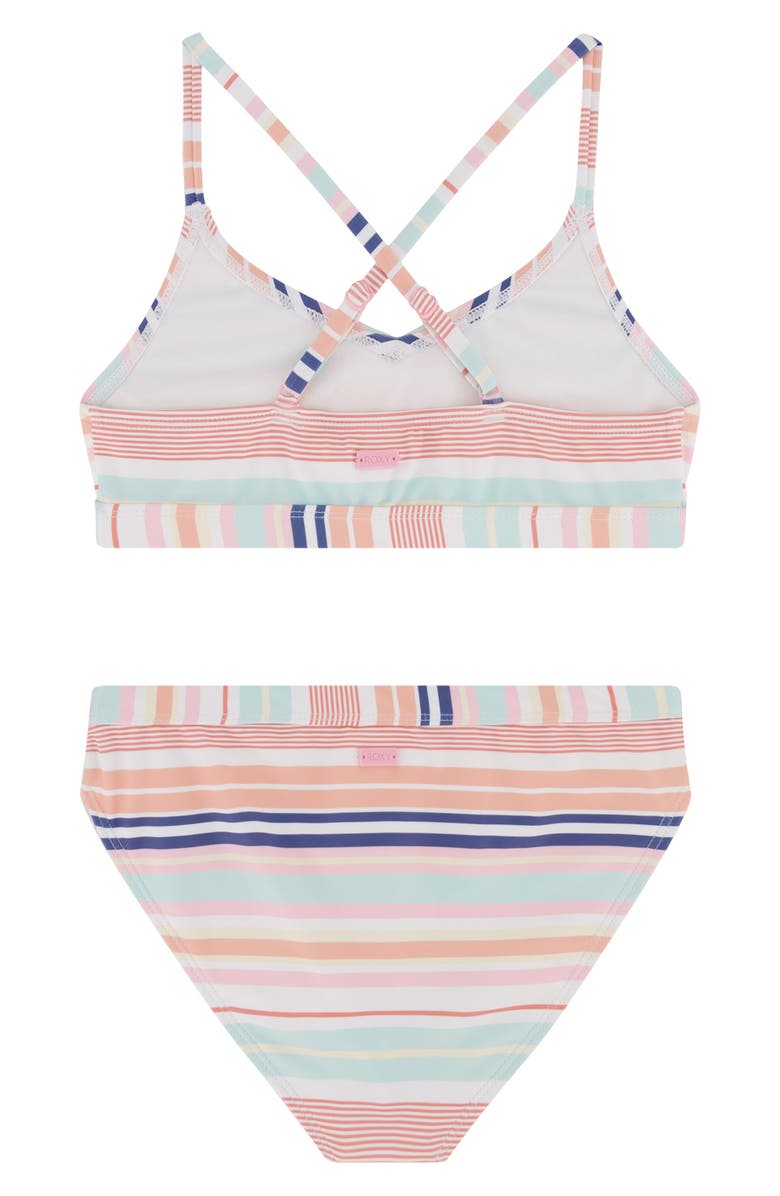 Roxy Kids' Cabana Two-Piece Swimsuit, Alternate, color, 