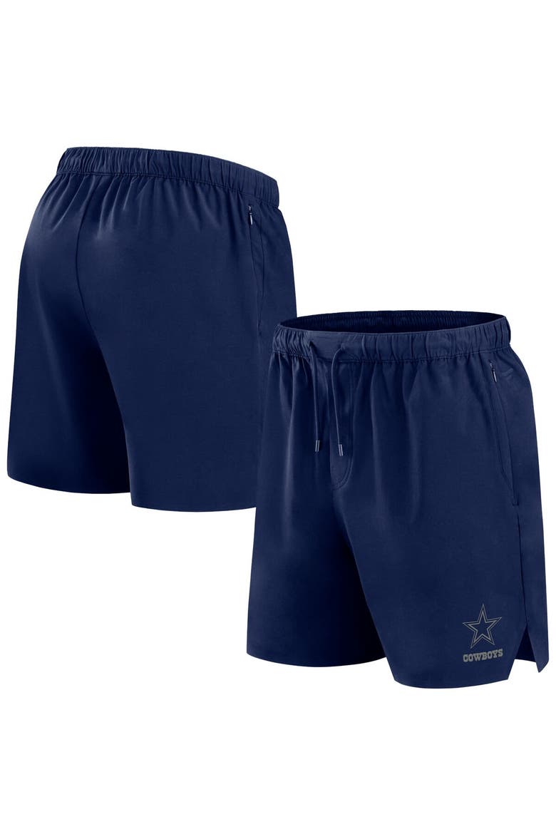 Men's Fanatics Signature Navy Dallas Cowboys Front Office Woven Shorts, Alternate, color, Navy
