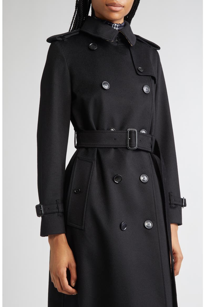 Kensington Belted Waterproof Cashmere Trench Coat (Women) | Nordstrom