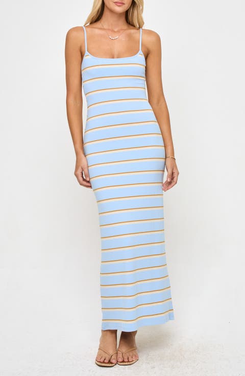Jordana Rib Cover-Up Maxi Dress
