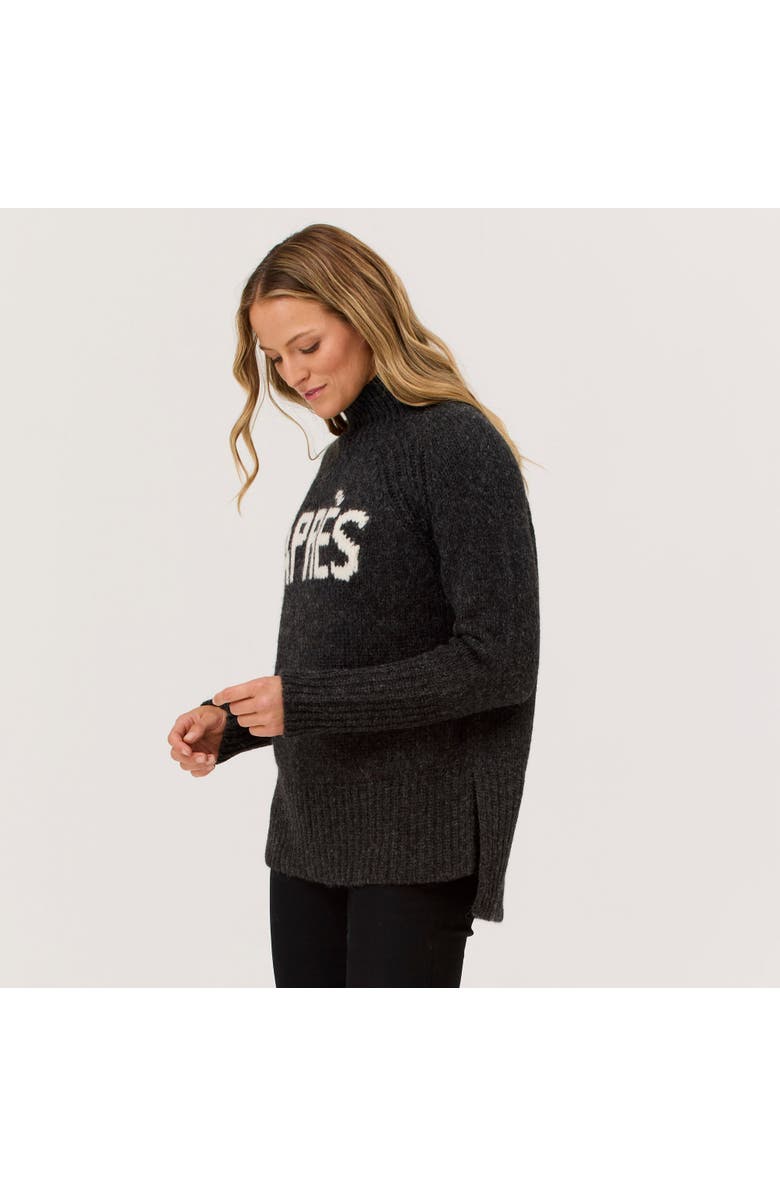 Krimson Klover Apres Baby Alpaca Tunic, Alternate, color, Heather Black