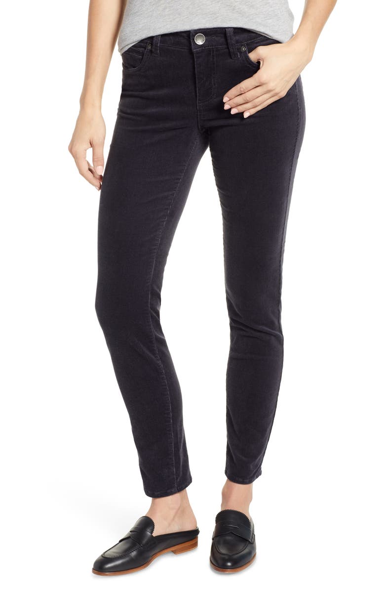 KUT from the Kloth Diana Corduroy Ankle Skinny Pants, Main, color, 