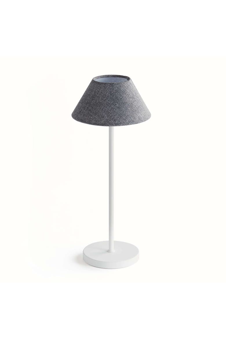 10" Alluna Cordless Lamp, Main, color, White/Black