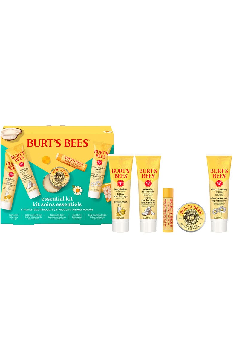 Burt's Bees Essential 5-Piece Kit, Main, color, 