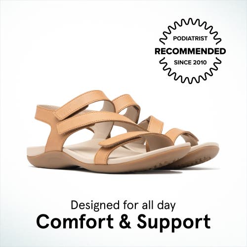 Abeo Oasis Sandal In Almond - Regular