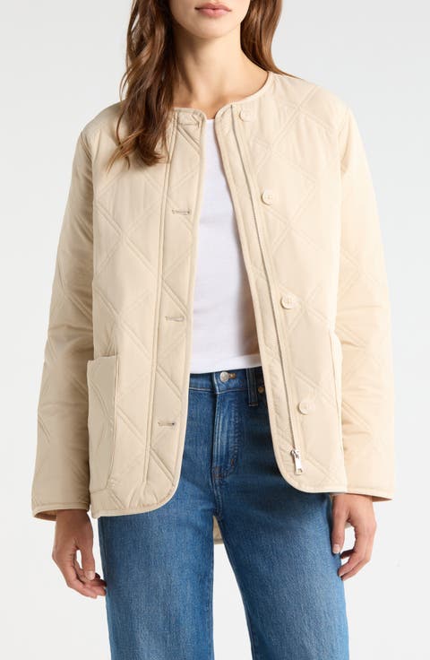 Quilted Patch Pocket Jacket