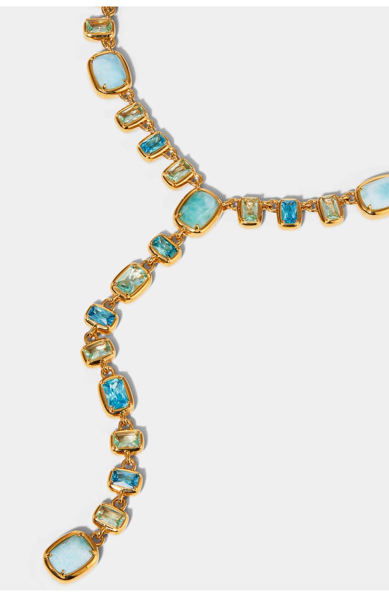 Nadri Cabarete Multi Adjustable Y Necklace, Alternate, color, Gold