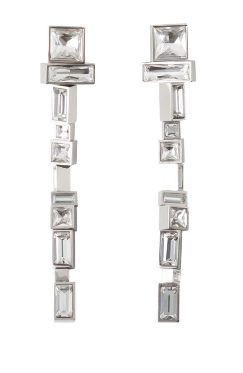 Lanvin Rhythmique Long Earrings In Silver
