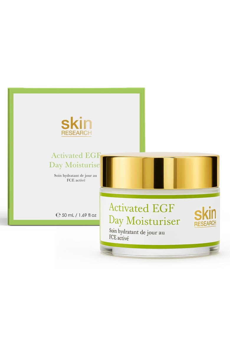 Activated EGF Day Moisturizer 50ml for Loss of Firmness, Fine Lines & Wrinkles, Alternate, color, White