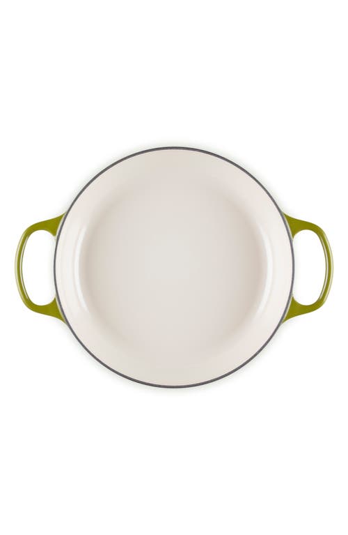 Le Creuset Enameled Cast Iron Signature Round 2.25-qt. Braiser With Glass Lid In Olive