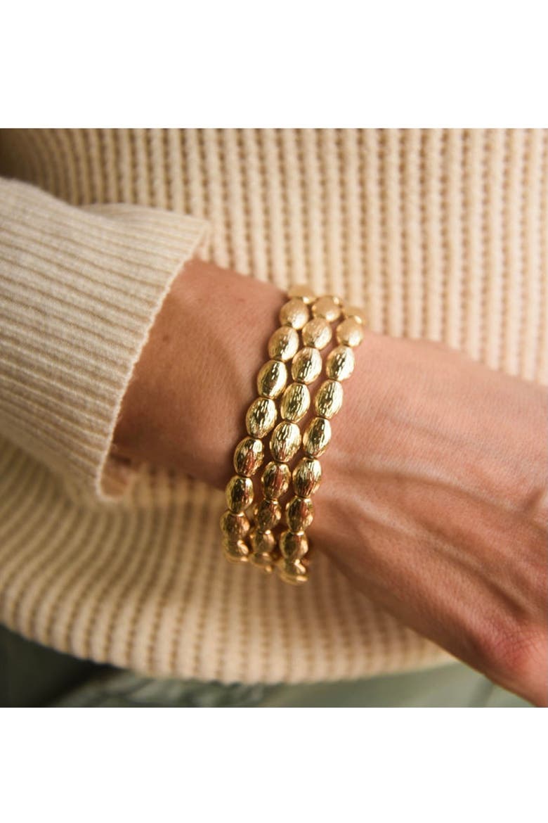 Charlotte Bracelets, Alternate, color, Gold