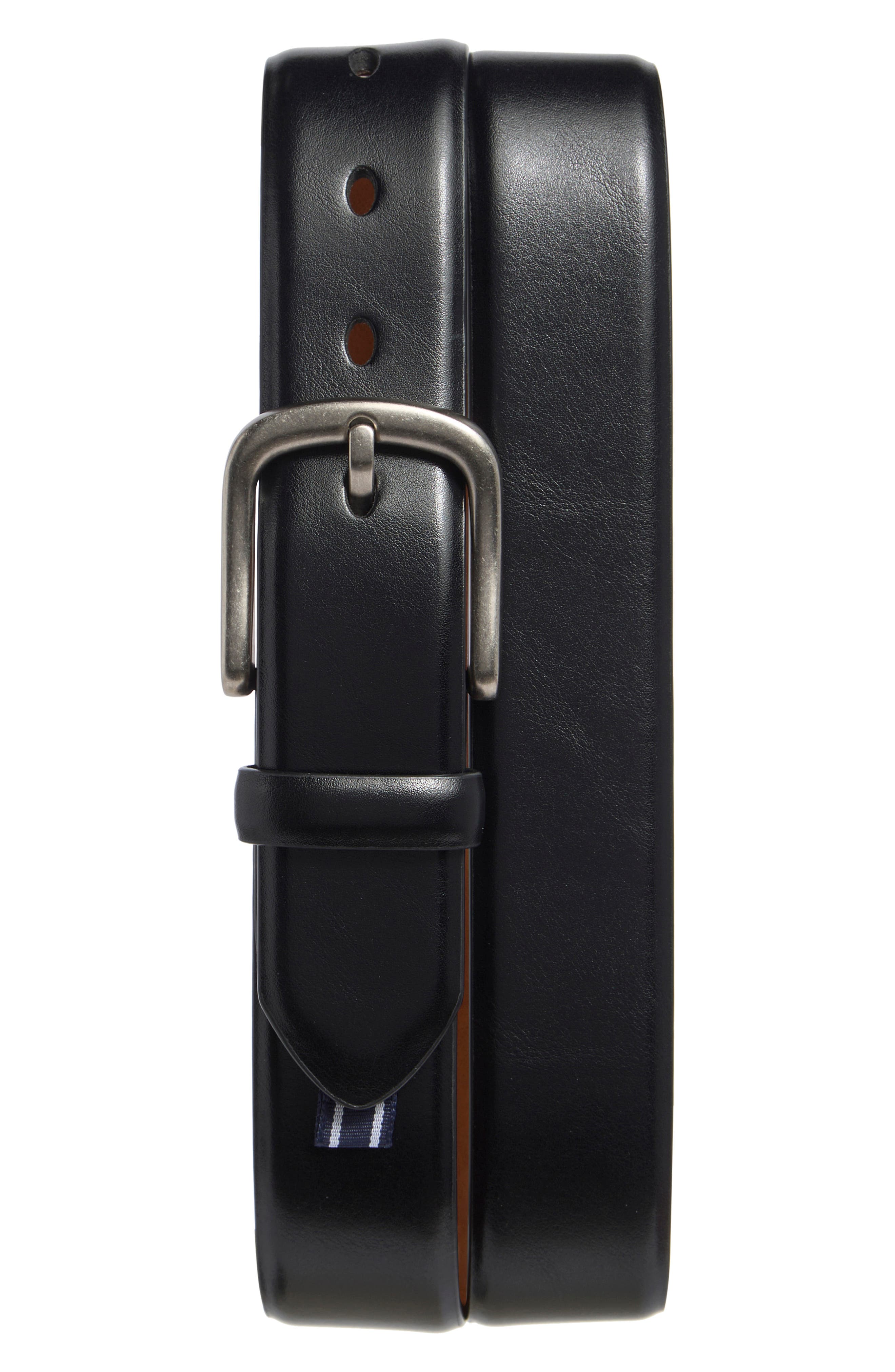 Derby Faux Leather Dress Belt