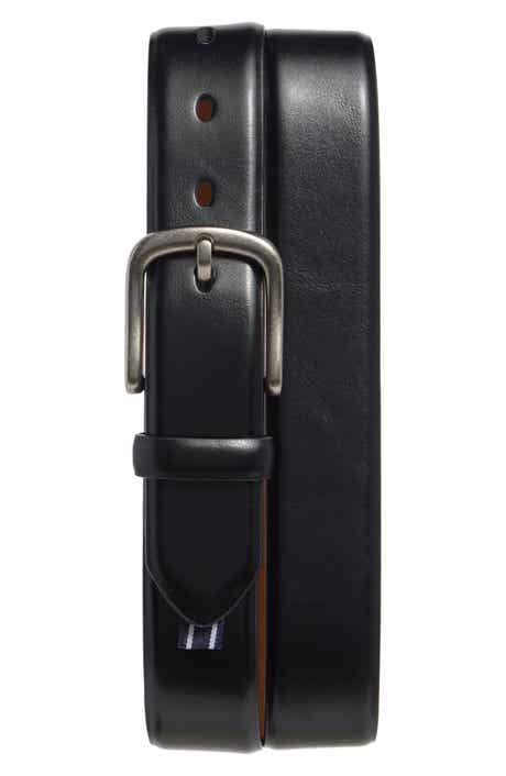 Derby Faux Leather Dress Belt