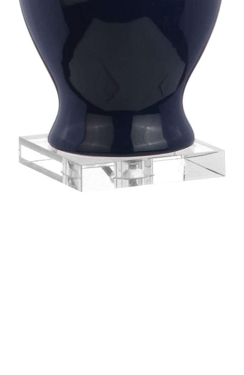 JONATHAN Y Liberty 31" Ceramic/Crystal LED Table Lamp, Navy/Clear, Alternate, color, Navy/Clear