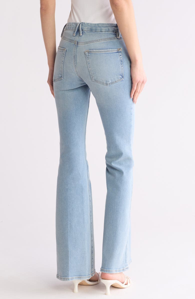 Good American Good Legs Flare Jeans, Alternate, color, Indigo390