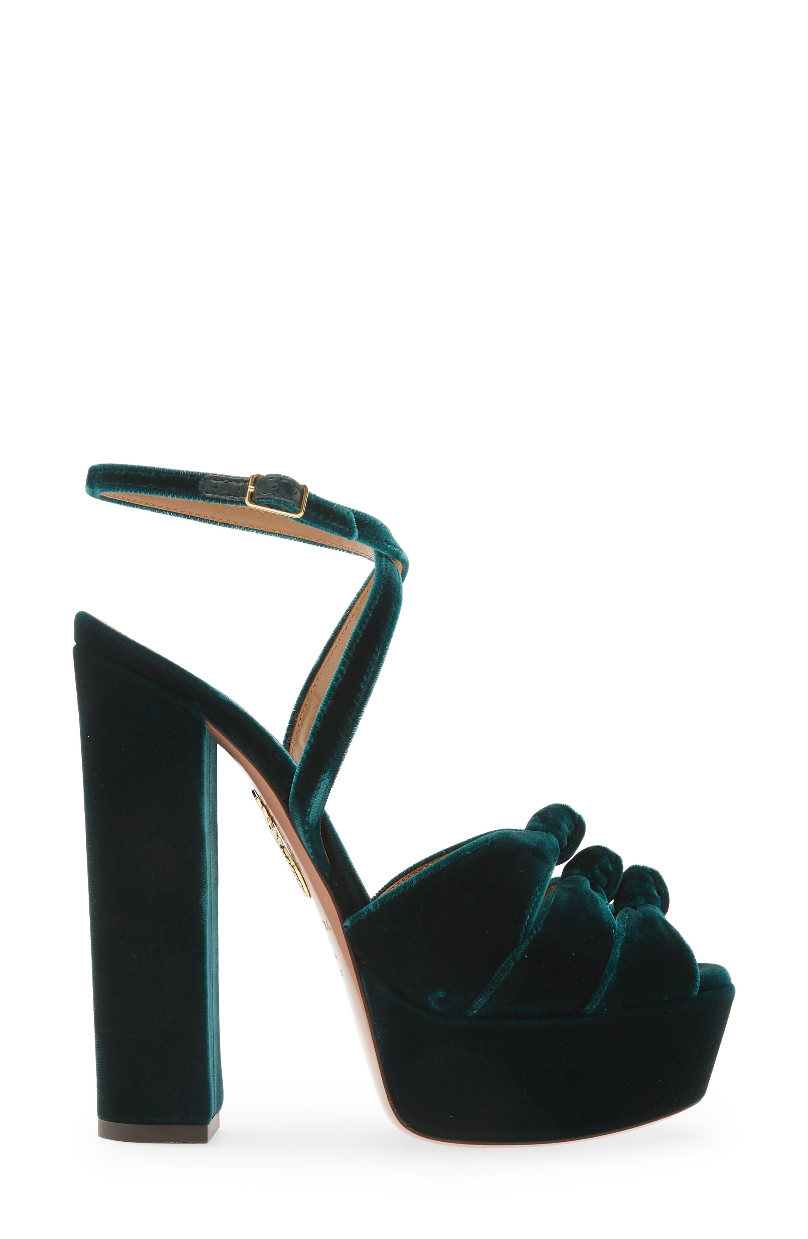 Aquazzura Mira Plateau Platform Sandal (Women0, Alternate, color, 