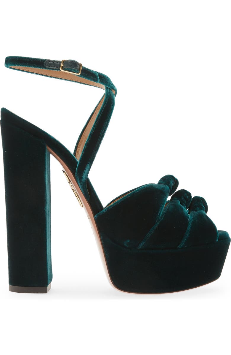 Aquazzura Mira Plateau Platform Sandal (Women0, Alternate, color,