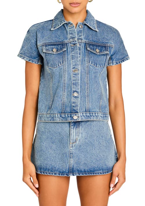 Ser.o.ya Magda Cap Sleeve Jacket In Lakeside