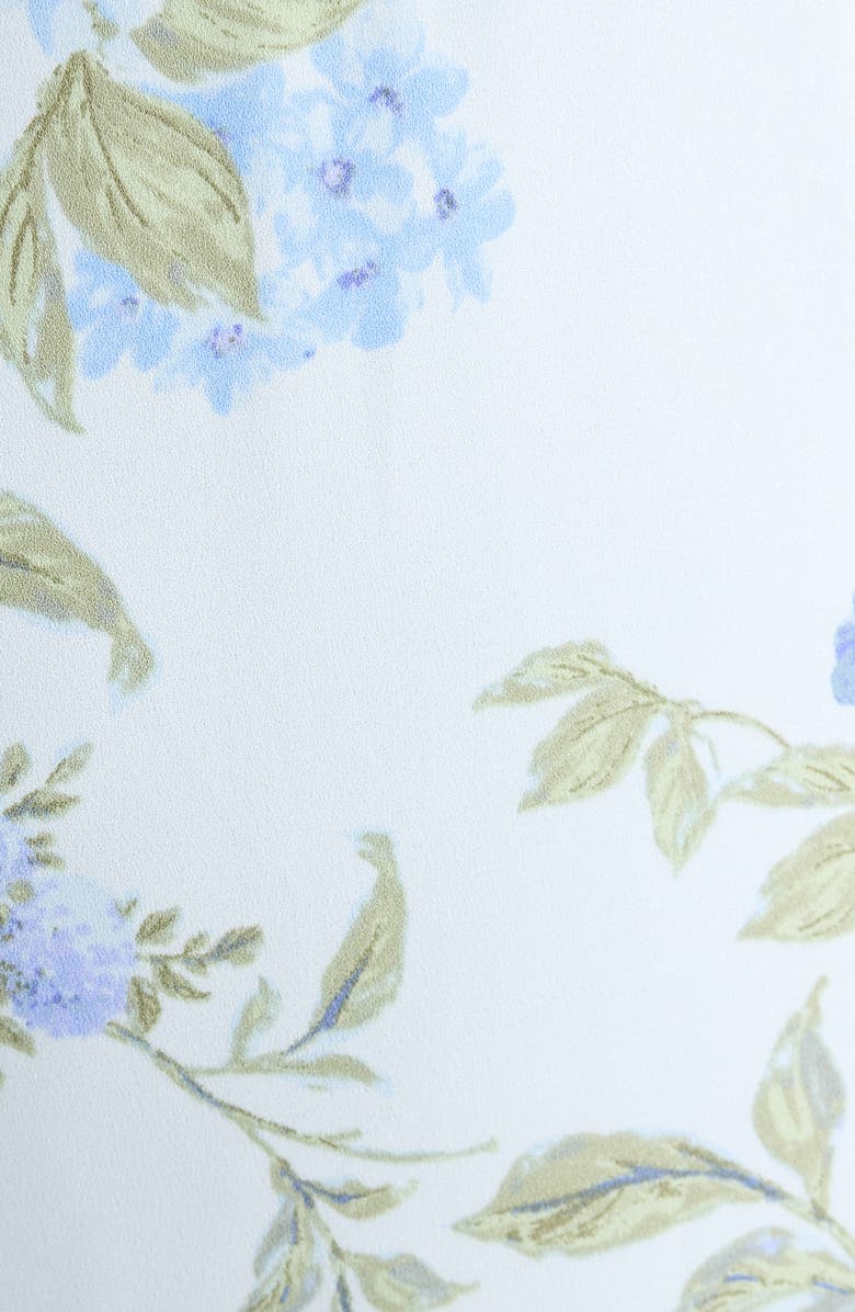 SUGARLIPS Dusty Floss Floral Flutter Sleeve Tie Belt Jumpsuit, Alternate, color, Light-Blue-Multi